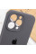 Силіконовий чохол Silicone Case Full Camera Protective (AA) для Apple iPhone 13 Pro Max (6.7) - Сірий / Dark Gray - фото