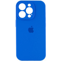 Силіконовий чохол Silicone Case Full Camera Protective (AA) для Apple iPhone 13 Pro Max (6.7) - Синій / Capri Blue