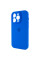 Силіконовий чохол Silicone Case Full Camera Protective (AA) для Apple iPhone 13 Pro Max (6.7) - Синій / Capri Blue - фото