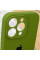 Силиконовый чехол Silicone Case Full Camera Protective (AA) для Apple iPhone 13 Pro Max (6.7) - Зеленый / Dark Olive - фото