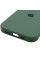 Силіконовий чохол Silicone Case Full Camera Protective (AA) для Apple iPhone 13 Pro (6.1) - Зелений / Pine green - фото