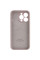 Силиконовый чехол Silicone Case Full Camera Protective (AA) для Apple iPhone 13 Pro (6.1) - Серый / Lavender - фото