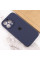 Силіконовий чохол Silicone Case Full Camera Protective (AA) для Apple iPhone 13 Pro (6.1) - Темно-синій / Midnight blue - фото