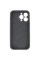 Силіконовий чохол Silicone Case Full Camera Protective (AA) для Apple iPhone 13 Pro (6.1) - Сірий / Dark Gray - фото