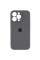 Силіконовий чохол Silicone Case Full Camera Protective (AA) для Apple iPhone 13 Pro (6.1) - Сірий / Dark Gray - фото