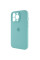 Силиконовый чехол Silicone Case Full Camera Protective (AA) для Apple iPhone 13 Pro (6.1) - Бирюзовый / Marine Green - фото