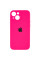 Силіконовий чохол Silicone Case Full Camera Protective (AA) для Apple iPhone 13 (6.1) - Рожевий / Barbie pink - фото