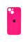 Силіконовий чохол Silicone Case Full Camera Protective (AA) для Apple iPhone 13 (6.1) - Рожевий / Barbie pink - фото