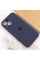 Силіконовий чохол Silicone Case Full Camera Protective (AA) для Apple iPhone 13 (6.1) - Темно-синій / Midnight blue - фото