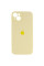 Силіконовий чохол Silicone Case Full Camera Protective (AA) для Apple iPhone 13 (6.1) - Жовтий / Mellow Yellow - фото