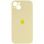 Силиконовый чехол Silicone Case Full Camera Protective (AA) для Apple iPhone 13 (6.1) - Желтый / Mellow Yellow