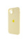 Силіконовий чохол Silicone Case Full Camera Protective (AA) для Apple iPhone 13 (6.1) - Жовтий / Mellow Yellow - фото