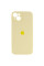 Силіконовий чохол Silicone Case Full Camera Protective (AA) для Apple iPhone 13 (6.1) - Жовтий / Mellow Yellow - фото