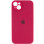 Силіконовий чохол Silicone Case Full Camera Protective (AA) для Apple iPhone 13 (6.1) - Червоний / Rose Red