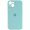 Силиконовый чехол Silicone Case Full Camera Protective (AA) для Apple iPhone 13 (6.1) - Бирюзовый / Marine Green