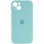 Силіконовий чохол Silicone Case Full Camera Protective (AA) для Apple iPhone 13 (6.1) - Бірюзовий / Marine Green