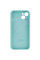 Силіконовий чохол Silicone Case Full Camera Protective (AA) для Apple iPhone 13 (6.1) - Бірюзовий / Marine Green - фото