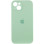 Силіконовий чохол Silicone Case Full Camera Protective (AA) для Apple iPhone 13 (6.1) - Зелений / Pistachio