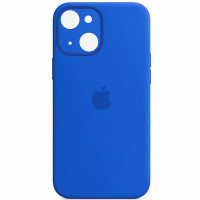 Силіконовий чохол Silicone Case Full Camera Protective (AA) для Apple iPhone 13 (6.1) - Синій / Capri Blue