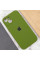 Силіконовий чохол Silicone Case Full Camera Protective (AA) для Apple iPhone 13 (6.1) - Зелений / Dark Olive - фото