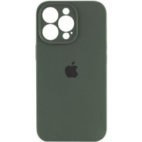 Силіконовий чохол Silicone Case Full Camera Protective (AA) для Apple iPhone 14 Pro (6.1) - Зелений / Cyprus Green
