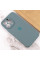 Силіконовий чохол Silicone Case Full Camera Protective (AA) для Apple iPhone 14 Pro (6.1) - Зелений / Pine green - фото