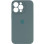 Силіконовий чохол Silicone Case Full Camera Protective (AA) для Apple iPhone 14 Pro (6.1) - Зелений / Pine green