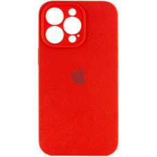 Силіконовий чохол Silicone Case Full Camera Protective (AA) для Apple iPhone 14 Pro (6.1) - Червоний / Red