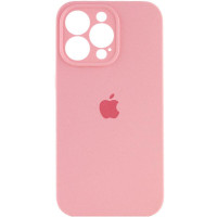 Силіконовий чохол Silicone Case Full Camera Protective (AA) для Apple iPhone 14 Pro (6.1) - Рожевий / Light pink