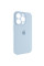 Силіконовий чохол Silicone Case Full Camera Protective (AA) для Apple iPhone 14 Pro (6.1) - Блакитний / Sweet Blue - фото