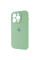Силіконовий чохол Silicone Case Full Camera Protective (AA) для Apple iPhone 14 Pro (6.1) - Зелений / Pistachio - фото