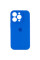 Силіконовий чохол Silicone Case Full Camera Protective (AA) для Apple iPhone 14 Pro (6.1) - Синій / Capri Blue - фото