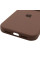 Силиконовый чехол Silicone Case Full Camera Protective (AA) для Apple iPhone 14 Pro (6.1) - Коричневый / Brown - фото