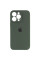 Силіконовий чохол Silicone Case Full Camera Protective (AA) для Apple iPhone 14 Pro Max (6.7) - Зелений / Cyprus Green - фото