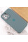 Силиконовый чехол Silicone Case Full Camera Protective (AA) для Apple iPhone 14 Pro Max (6.7) - Зеленый / Pine green - фото