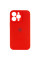 Силиконовый чехол Silicone Case Full Camera Protective (AA) для Apple iPhone 14 Pro Max (6.7) - Красный / Red - фото