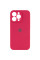 Силиконовый чехол Silicone Case Full Camera Protective (AA) для Apple iPhone 14 Pro Max (6.7) - Красный / Rose Red - фото