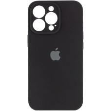 Силиконовый чехол Silicone Case Full Camera Protective (AA) для Apple iPhone 14 Pro Max (6.7) - Черный / Black