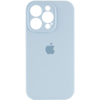 Силиконовый чехол Silicone Case Full Camera Protective (AA) для Apple iPhone 14 Pro Max (6.7) - Голубой / Sweet Blue