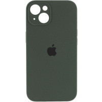 Силіконовий чохол Silicone Case Full Camera Protective (AA) для Apple iPhone 14 (6.1) - Зелений / Cyprus Green