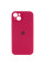 Силіконовий чохол Silicone Case Full Camera Protective (AA) для Apple iPhone 14 (6.1) - Червоний / Rose Red - фото