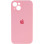 Силиконовый чехол Silicone Case Full Camera Protective (AA) для Apple iPhone 14 (6.1) - Розовый / Light pink