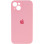 Силіконовий чохол Silicone Case Full Camera Protective (AA) для Apple iPhone 14 (6.1) - Рожевий / Light pink
