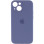 Силіконовий чохол Silicone Case Full Camera Protective (AA) для Apple iPhone 14 (6.1) - Сірий / Lavender Gray