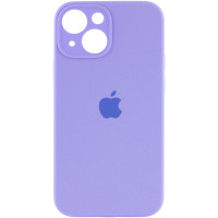 Силіконовий чохол Silicone Case Full Camera Protective (AA) для Apple iPhone 14 (6.1) - Бузковий / Dasheen