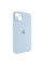 Силіконовий чохол Silicone Case Full Camera Protective (AA) для Apple iPhone 14 (6.1) - Блакитний / Sweet Blue - фото