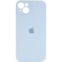 Силиконовый чехол Silicone Case Full Camera Protective (AA) для Apple iPhone 14 (6.1) - Голубой / Sweet Blue