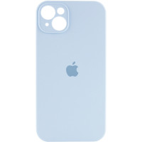 Силіконовий чохол Silicone Case Full Camera Protective (AA) для Apple iPhone 14 (6.1) - Блакитний / Sweet Blue