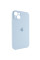 Силиконовый чехол Silicone Case Full Camera Protective (AA) для Apple iPhone 14 (6.1) - Голубой / Sweet Blue - фото