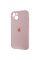 Силіконовий чохол Silicone Case Full Camera Protective (AA) для Apple iPhone 14 (6.1) - Рожевий / Chalk Pink - фото